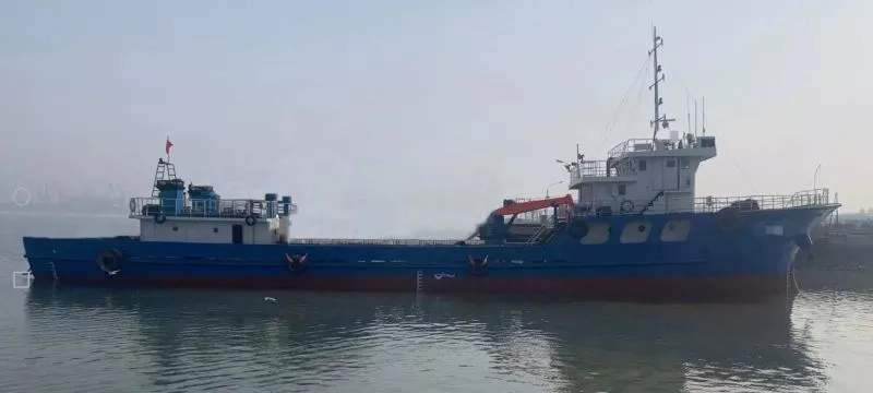 A3288 出售2012年造的500吨沿海供水船，长46.5米，宽8.6米，濰柴双机660KW，CCS船级社，天津看船