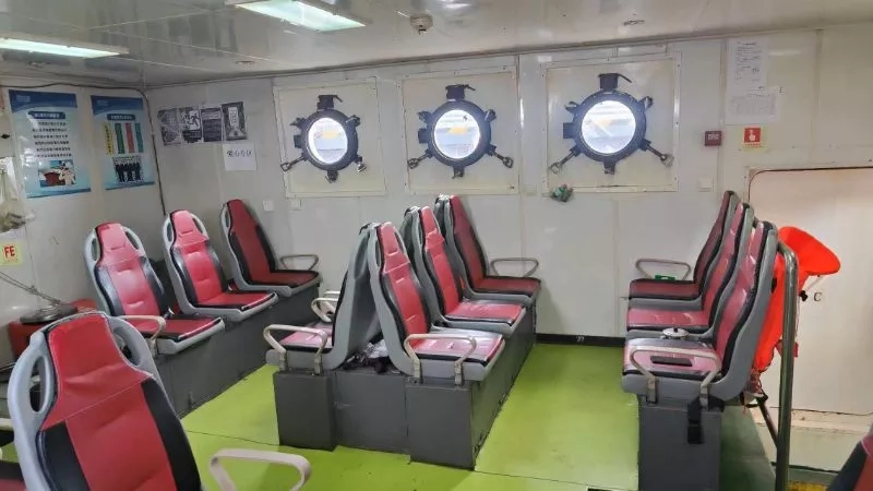A3960近海航区交通船 CCS证书入级 2019年建造 乘客30人 主机潍柴601kw两台 航速13节 刚保养完状态非常好 船长38米宽7.2米深3.2米！ (3)