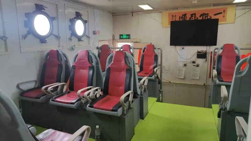 A3960近海航区交通船 CCS证书入级 2019年建造 乘客30人 主机潍柴601kw两台 航速13节 刚保养完状态非常好 船长38米宽7.2米深3.2米！ (4)