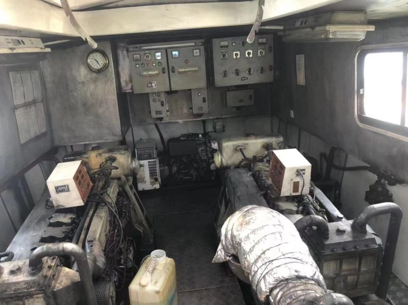 A3117 退役艇，船长18米，宽。4米，不带天线船高4米，天线2.3米，重18吨，动力两台斯太尔，每台200马力，l台美图产发电机组13千瓦！明盘16万！广西看船 (4)