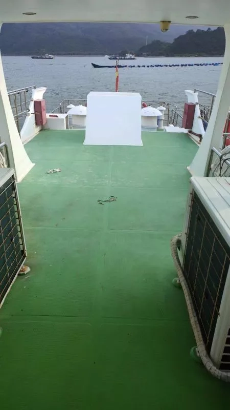 A3891 沿海交通船 2017年江龙船厂造  CCS证书齐全 乘员12人 配员2人 潍柴主机375匹双机 航速24节 船长26米宽4.8米 雷达设备保养好！ (4)