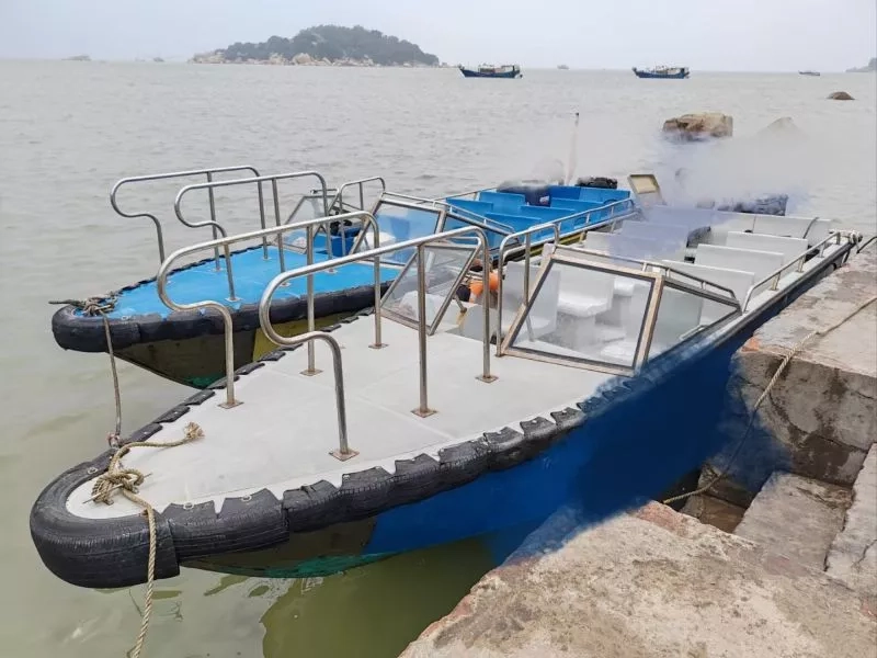 A3231 沿海交通快艇壳，7.8米长2.3米宽，大厂建造，坚固耐用，海上交通，运输利器