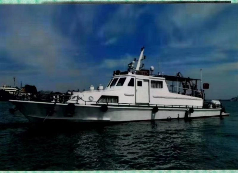 A3066 出售20米沿海钢质交通船一艘,zc证书齐全,2017年建造,主机600马力两台(福建看船)