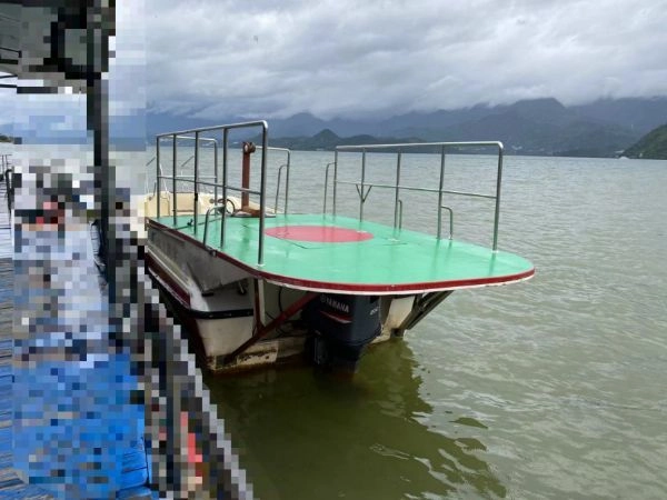 L200  出售内河拖伞艇一艘，青岛昊运建造，雅马哈二冲200机器，内河三证齐全。 (2)