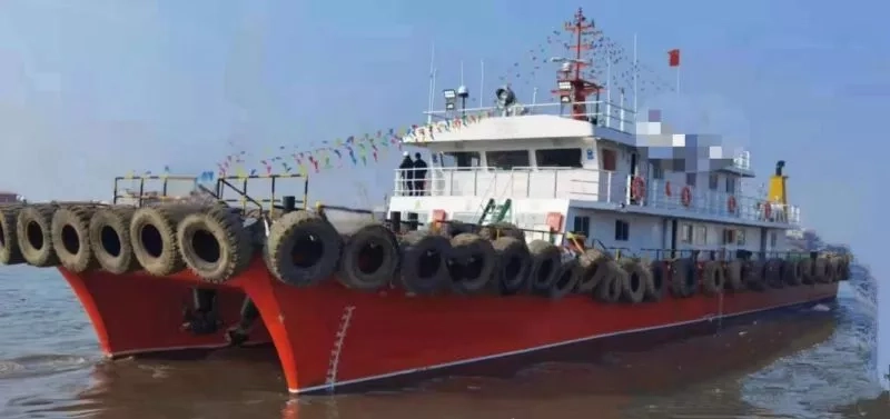 急求购沿海双体交通船，2020年左右造，长41米，宽10米，6170双主机马力大点的，证书要齐全，平头。随时可看船。船类型请看下图
