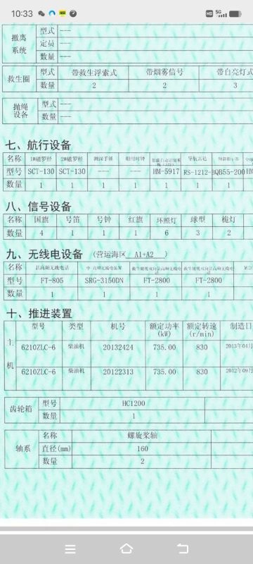 A3001 出售沿海锚拖，2000马力，2013年建造，zc证书齐全，广东看船。 (3)