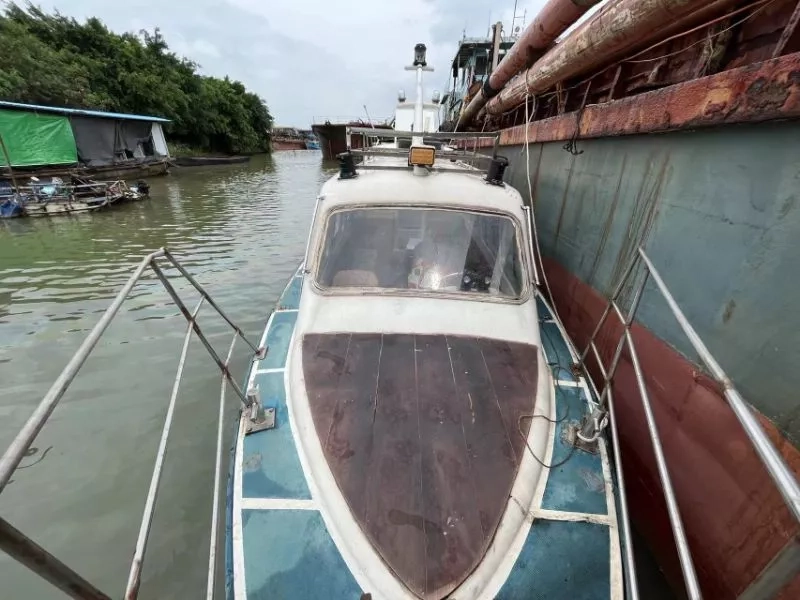 A3448 出售12米内河玻璃钢交通船艇，证书写交通船，内河b级航区，2004年建造，ccs证书，全国落户，明盘12万。 (3)