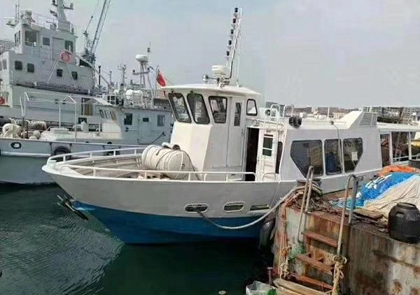 出售2009年14米铝合金沿海辅助船,装修豪华,!价格110万。
