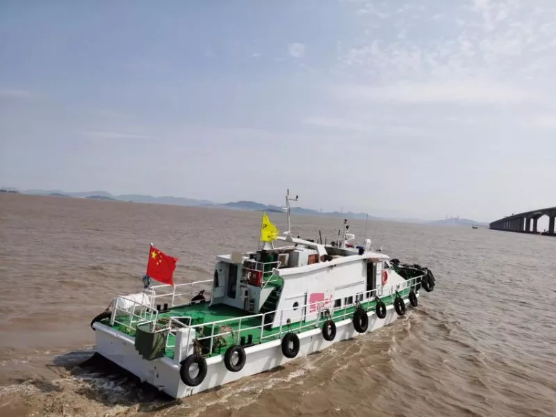 A3413 出售19米5交通艇宽4米8，285匹潍柴发动机，2016年生产钢质，沿海ZC证书（浙江看船）