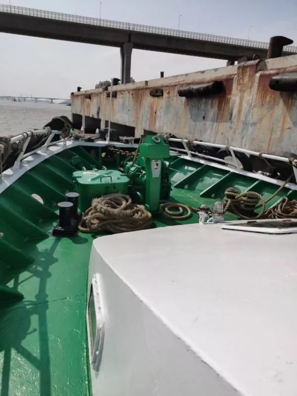 A3413 出售19米5交通艇宽4米8，285匹潍柴发动机，2016年生产钢质，沿海ZC证书（浙江看船） (3)