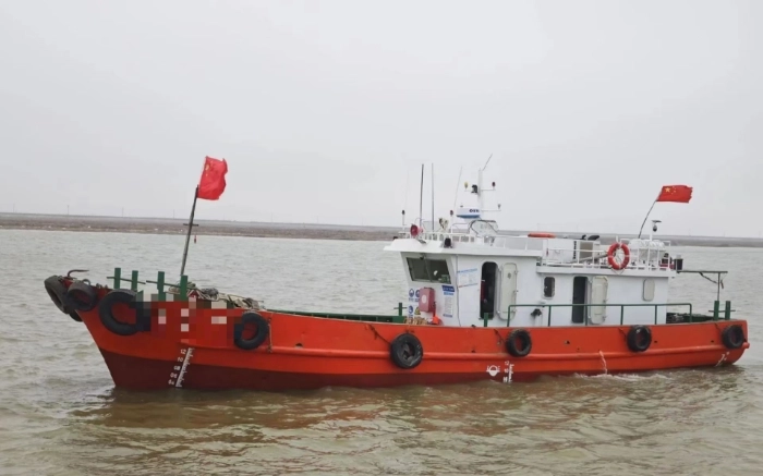 A4108 出售2022年造沿海钢质交通船，长16.7米，宽3.8米，型深1.5米，上柴主机，江苏看船！