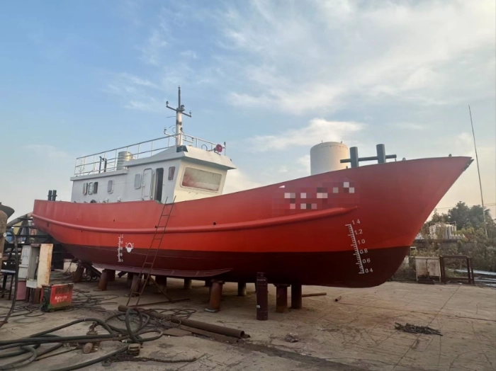 A4210 出售新造沿海钢质交通船，ZC证书，长16.7米，宽3.8米，型深1.5米，上柴主机145kw，江苏看船 (2)