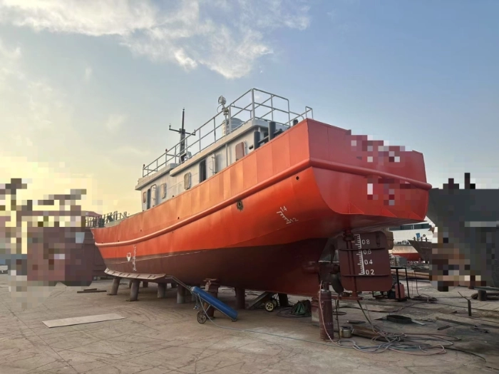 A4210 出售新造沿海钢质交通船，ZC证书，长16.7米，宽3.8米，型深1.5米，上柴主机145kw，江苏看船 (3)