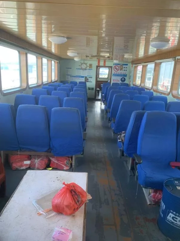 A3520 出售内河A级钢质交通艇，长39.92米，宽5.8米，2004年产，斯太尔双柴油机，船况免检，ccs证书，珠三角看船 (14)