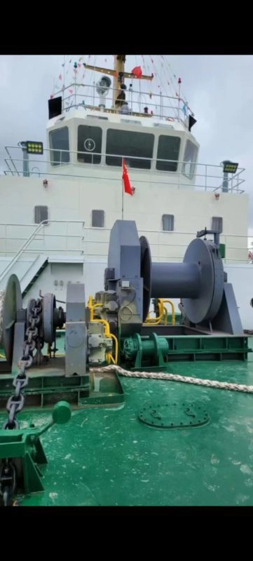 A3044 出售：7200HP三用拖轮，船体尺寸：49.2×13.8×6m，吃水：4.6m，拉力：80T，主机：淄柴3600HP二台，船级社：zc,近海航区，江苏造/2022年，新船，此船性价比高。 (3)