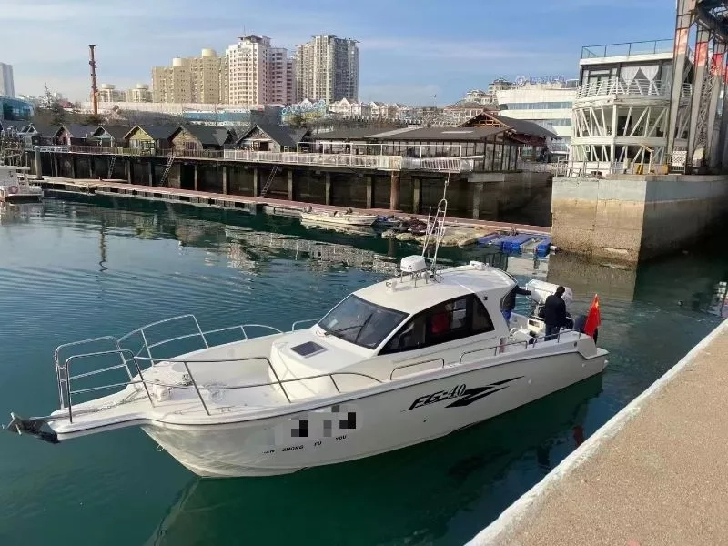 A3272 出售昊运40尺钓鱼艇全新现船一艘，水星300机器3台一共900马力，2023年3月拿的ccs证书，全国落户，广东看船。 (3)