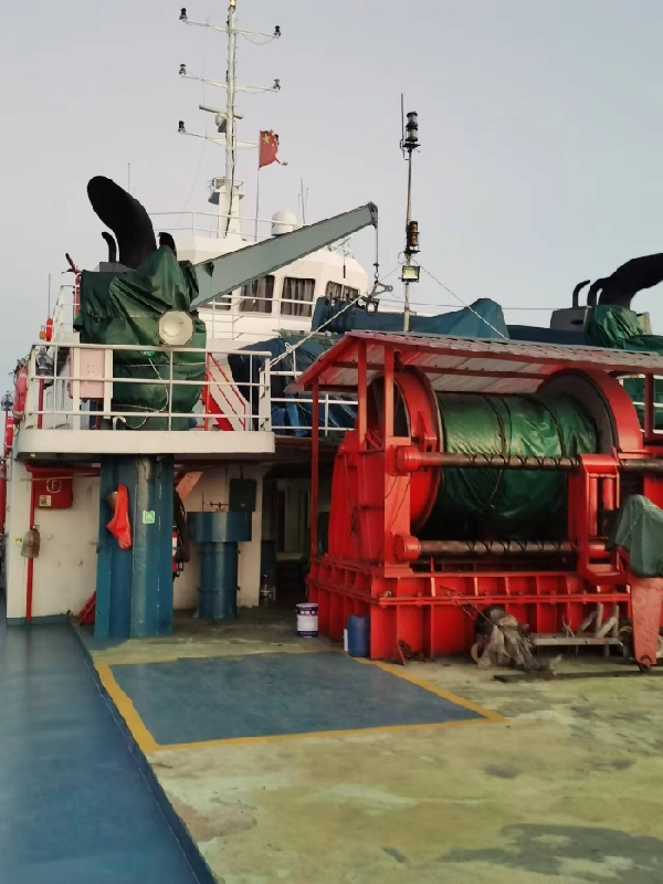 A4085 出售8000匹，55.8米近海航区拖轮一艘，总长，55.80米，船长51.22米，满载水线长51.42米，船宽	14.20米，型深6.2米，2022年建造，zc证书，可用于近海航区，海上交通，拖轮，供应船，或者国外项目。 (14)