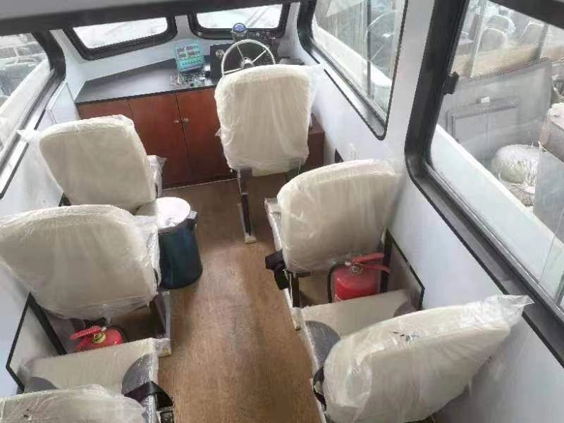 A2767 出售全新柴油机铝合金交通艇，全新已经领取zc证书齐全，玉柴内外机，内河A级航区。 (6)