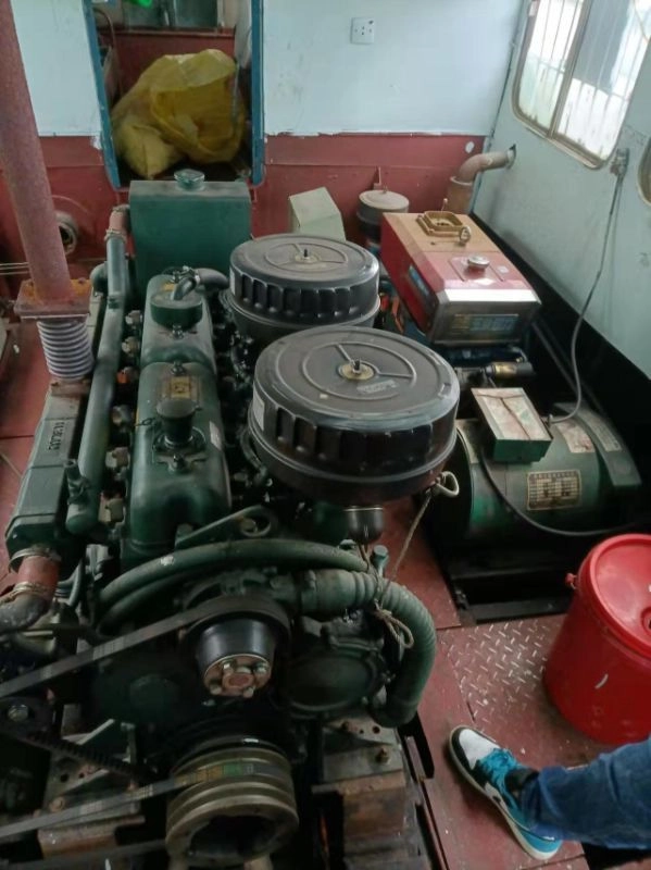 A3061 出售内河22米长，铁质交通船，3.5米宽，玉柴150马力全新机器，几万块！（广西看船） (4)
