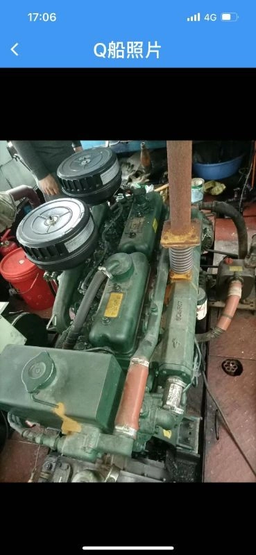 A3061 出售内河22米长，铁质交通船，3.5米宽，玉柴150马力全新机器，几万块！（广西看船） (5)