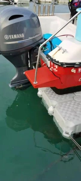L194  出售沿海平静水域交通小艇一艘，长7.52米宽2.2米，雅马哈115四冲机器，2020年建造，ccs证书全国落户，船况非常新，难得的好艇。 (5)