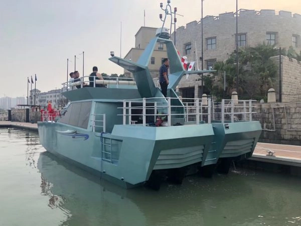 #L134出售50尺铝合金三体超级游艇一艘！超酷的游艇！CCS证书全国落户！ (3)