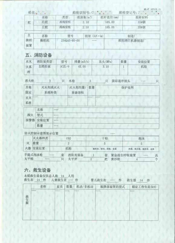 A3183 出售2002年29米近海航区1700马力普通拖船，ZC证书，福建看船 (13)