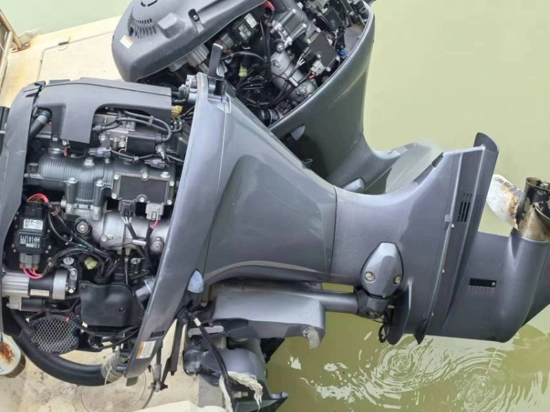 A4002 出售8.93米钓鱼艇，宽2.3米，2022年建造，主机雅马哈115四冲两台，机器使用390小时，ccs4类证书，奥玛明盘16.6万 (3)