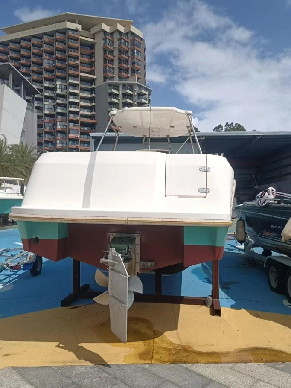 A4431 出售10艘10.37米潍柴动力250匹配表面浆钓鱼艇，宽3.4米，型深1.65米，吃水0.6米，额定乘员12人，航速25-30节左右，2020年建造，全新还没下水，带图纸，新造58万 (3)