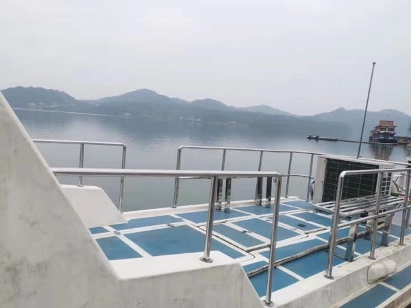 #L115 出售10米的交通艇，28座客位，柴油发动机，价格不高，船况好。 (3)