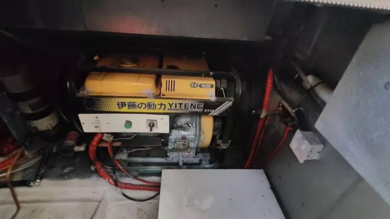 A3345 出售14米洋马500马力柴油底轴钓鱼艇一艘，宽3.3米，主机洋374kw商用机，双驾驶舵机，带侧推，6个卧铺，独立洗手间，2018年建造，ccs三类游艇证书，广东看船。 (13)