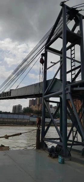 A2885 出售皮带驳船规格长度29米，宽度10.08米，深度1.5米，皮带长44米宽1米，全新船，便宜处理！ (3)