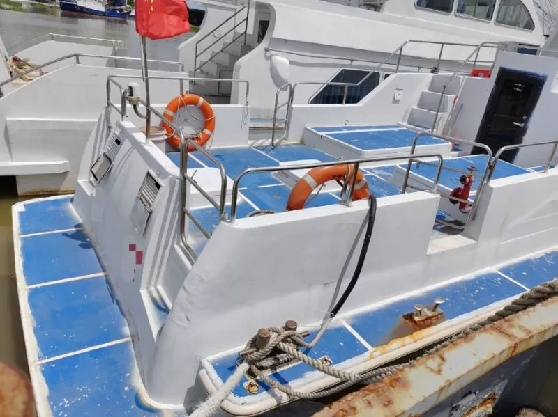A3489 沿海交通船，2022年翻新好，乘员12人，雷达 空调发电机 卫生间等 三类航区CCS证书齐全！广东广船 (2)