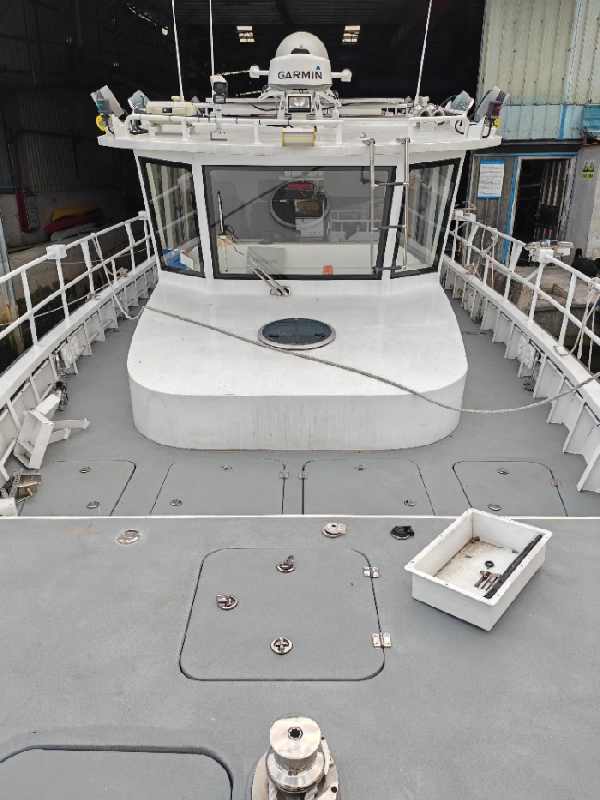 A4259 出售56尺CCS二类4机350共1400马力铝合金钓鱼艇一艘，2023年建造，全部钓鱼装备齐全，鱼探，顶流机，卫星wifi，全新现货，奥玛明盘238万！ (6)