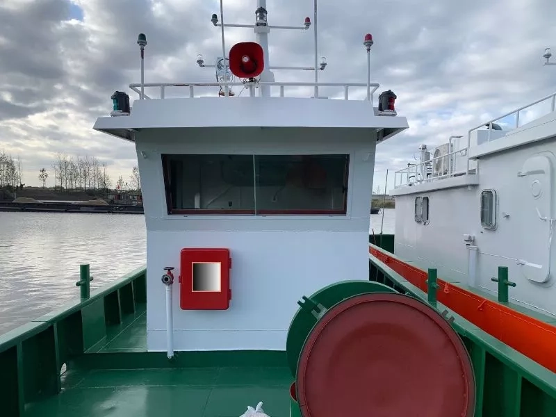 A3858 出售2024年造19.2米沿海钢质交通船，上柴主机，载客定额11人，江苏看船！奥玛明盘85万！ (5)