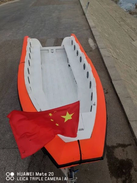 A2943 出售6.2米铝合金冲锋舟两艘，打包处理，带拖车，国外订单库存货，便宜处理。 (5)