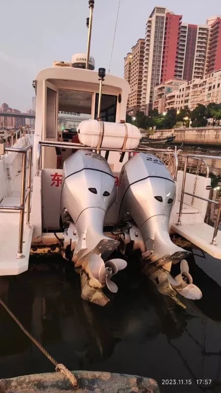 A3639 出售10米钓鱼艇，双机本田225，ccs四类证书，有雷达，2016年建造，艇况好，价格美丽！ (5)