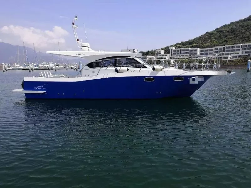 A3192 泊莱40尺铝合金游钓艇出售，2020年建造，水星250两台，400小时左右，航速32节，ccs证书，全国落户，广东看船！