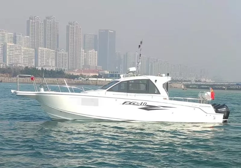 A3760 出售40尺准新三类游钓艇，23年12月，水星300匹3机，乘客定额10人，可以夜航，CCS证书（大湾区看艇）