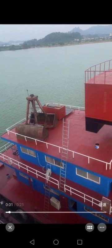 A4006 售，内河A浮吊船，2013年建造，42米长，13.8米宽，深2.1米，zc证书齐全，船况好，（广东看船） (3)