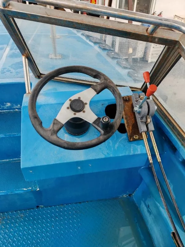 A3719 8米柴油交通船快艇，宽2.2米，船体大厂建造，原装洋马22匹柴油机器，电启动，前操控，带进口液压转向系统，钓鱼，交通船，利器。白菜价！ (4)