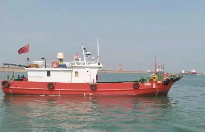 A4109 出售（姐妹船）2022年造沿海钢质交通船，长16.7米，宽3.8米，型深1.5米，上柴主机，江苏看船 (4)