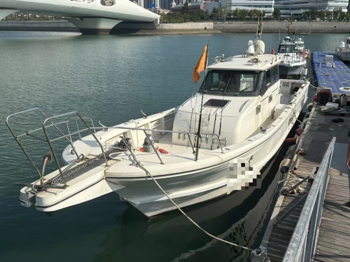 A4122 zc三类手续55尺钓鱼艇洋马650柴油发动机,发电机空调鱼探雷达齐全!