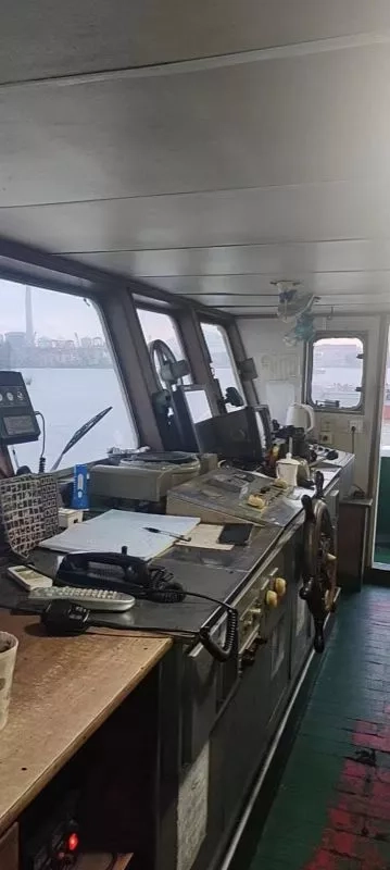 A3164 出售2016年改建成品运输油船，长53.2米，宽9.2米，型深4.1米，参考载货量860T，锅炉加温，全国交通部运力（广东看船） (5)