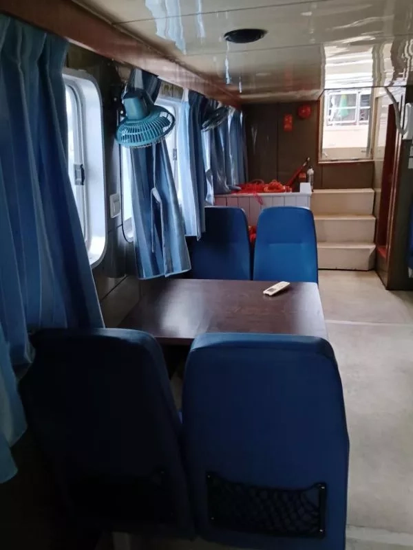 A3169 17米沿海交通船，三类航区，2015年建造，精品艇，潍柴374马力，20节航速，ccs证书全国落户，12客位，配员只需一个驾驶员就可以开！#沿海交通船 广东看船！ (9)