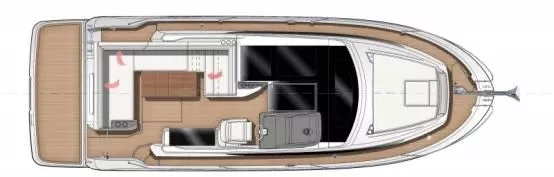 A3753 法国亚诺LEADER9豪华运动游艇出让2012年完工进口VOLVO200HP 柴油发动机两台使用350个小时船舱 : 2房一卫电动天窗雷达导航，AISJoy stick（万向杆）可实现360度旋转，横移游艇刚做完保养 一直有浮架停放CCS证书齐全 三类 可全国过户 (14)